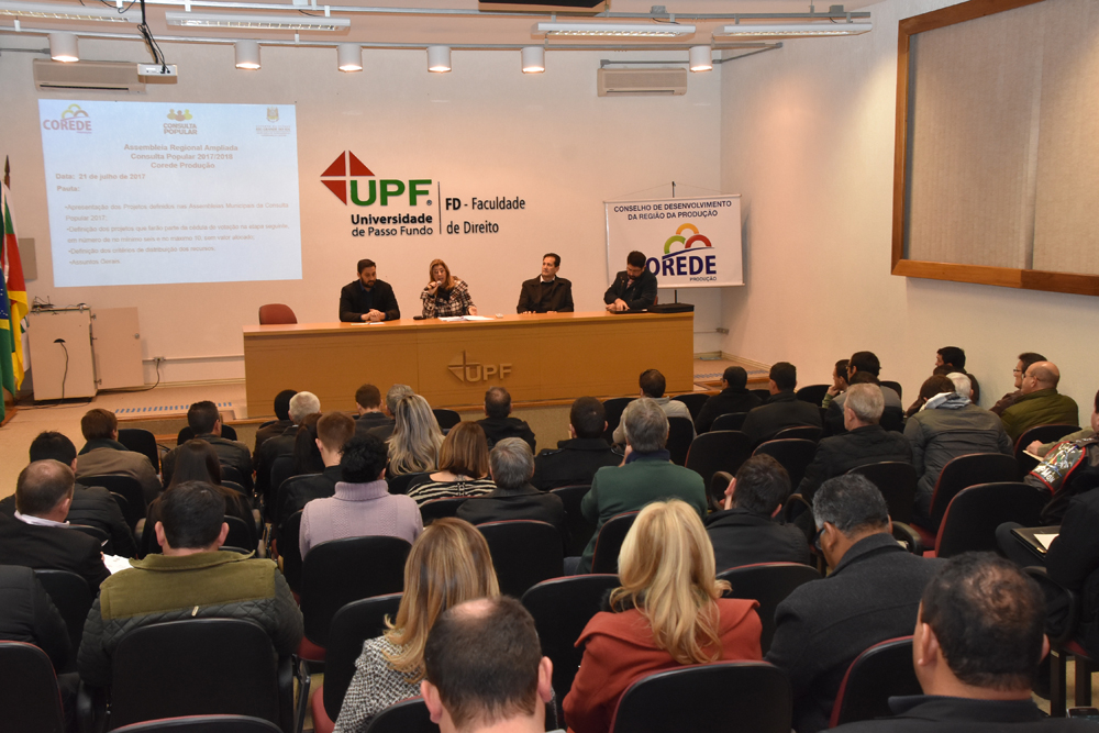 Corede Realiza Assembleia Regional Ampliada Da Consulta Popular UPF