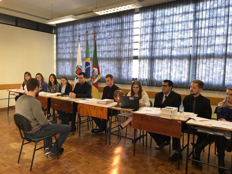 Curso de Direito da UPF Campus Casca realiza júri simulado UPF