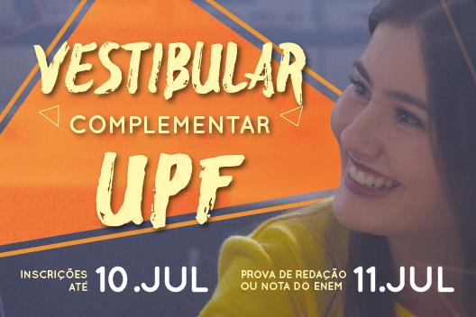 Vestibular Complementar Da UPF Oferece Benefícios - UPF | Universidade ...